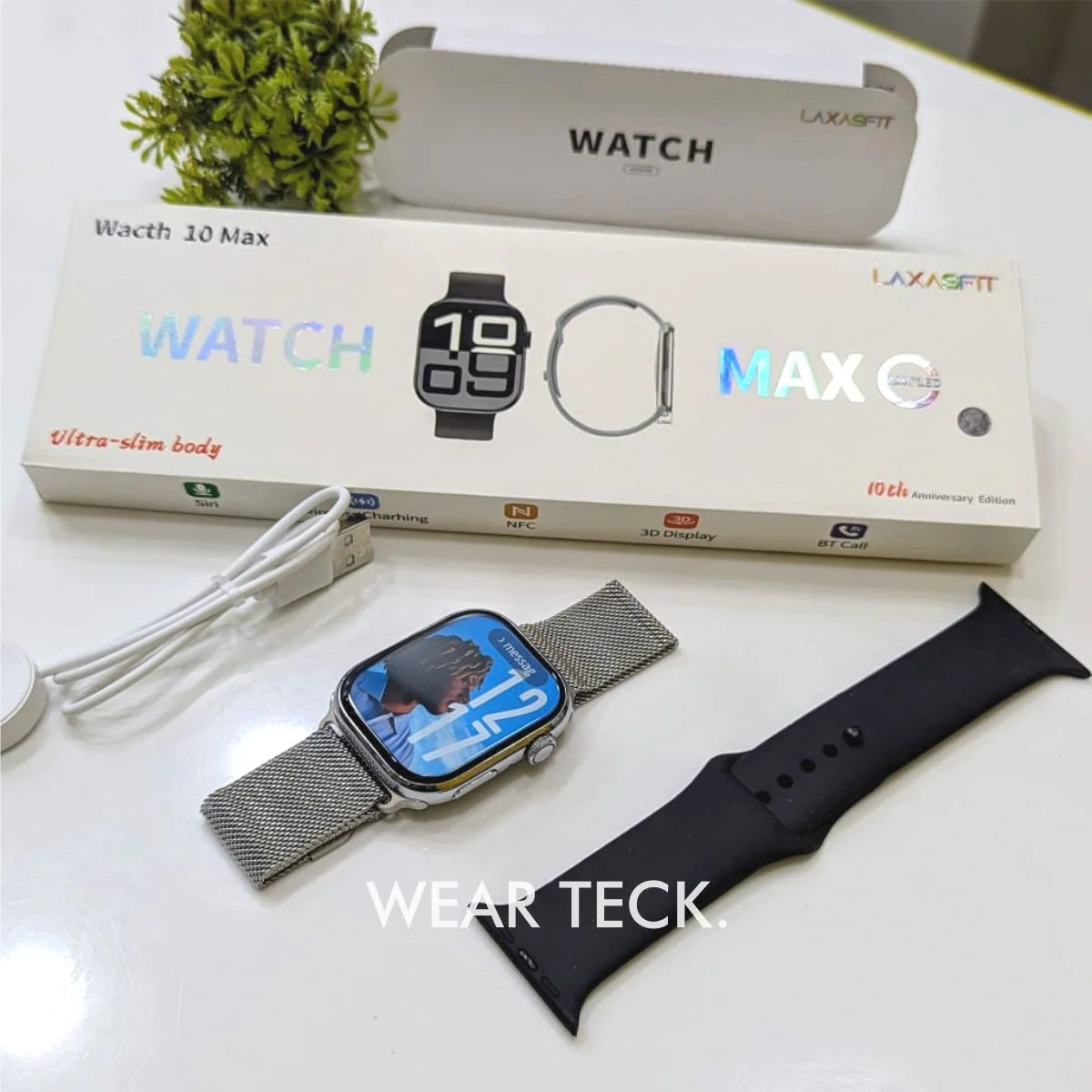 New Series 10 Watch 10 Max with Magnetic Chain Smart Watch