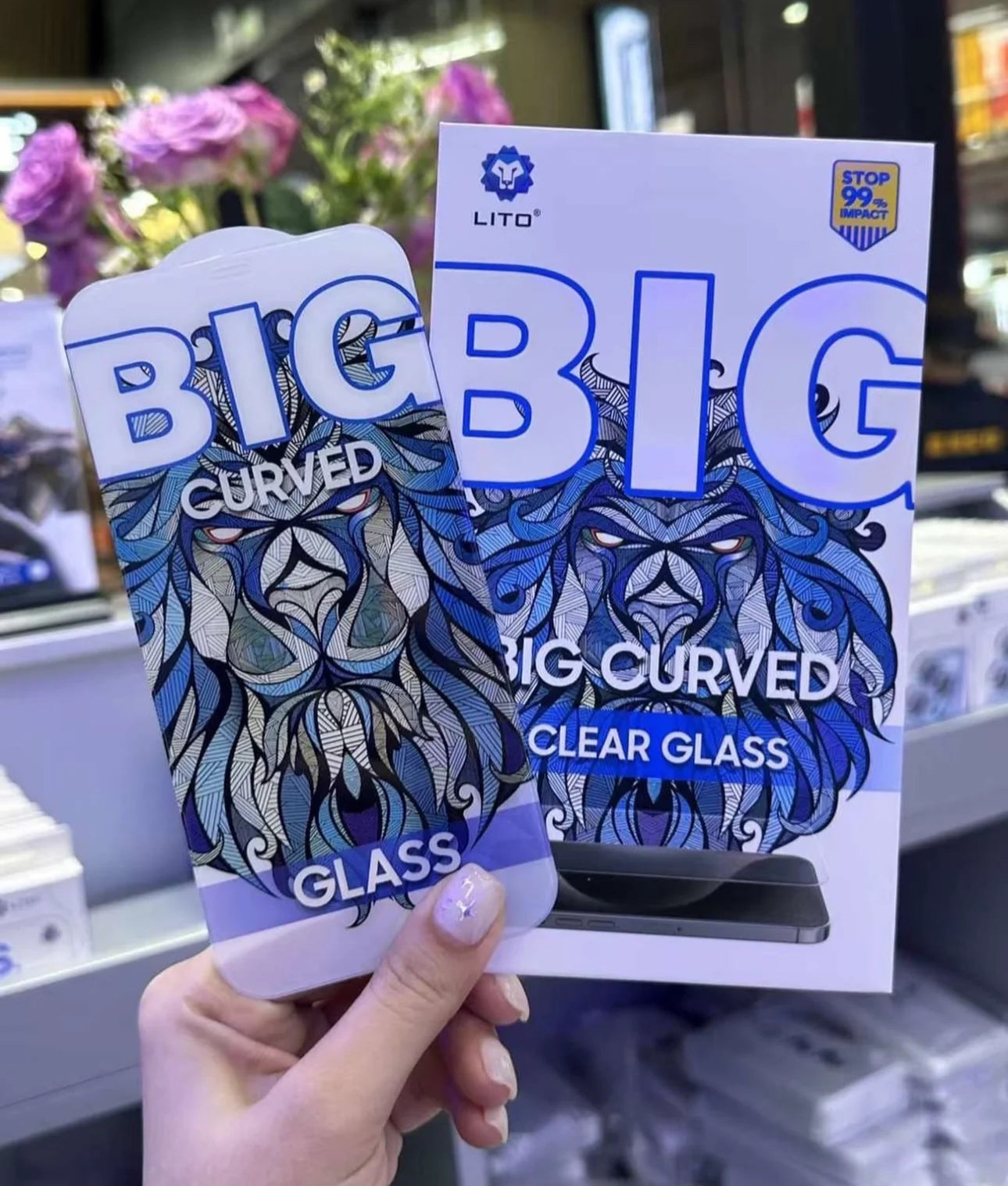 Lito Big Curved Glass (Borderless)