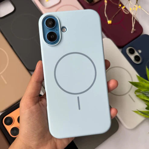 Sierra Blue Silicone MagSafe Case