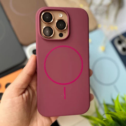 Plum Silicone MagSafe Case