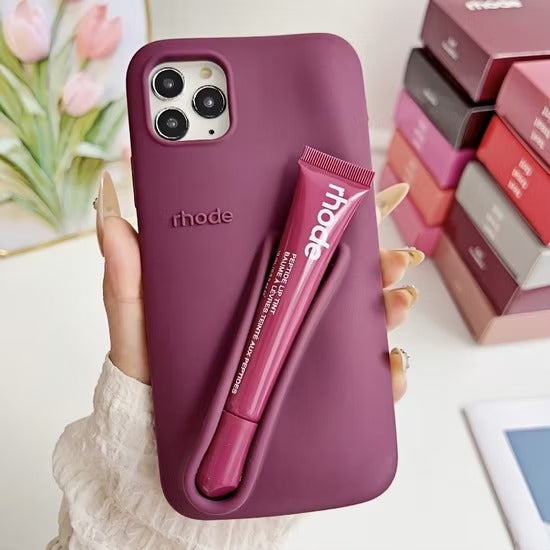 Lipgloss Silicone Mobile Case With Original Rhode Lipgloss