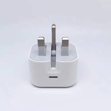 iPhone 20W 3-Pin Adapter + Lightning Cable