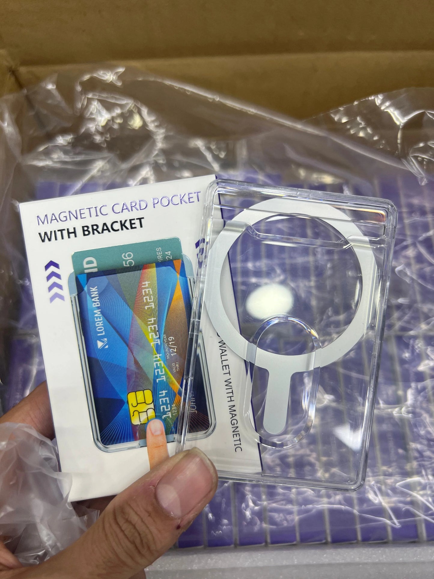 Crystal Clear MagSafe Wallet