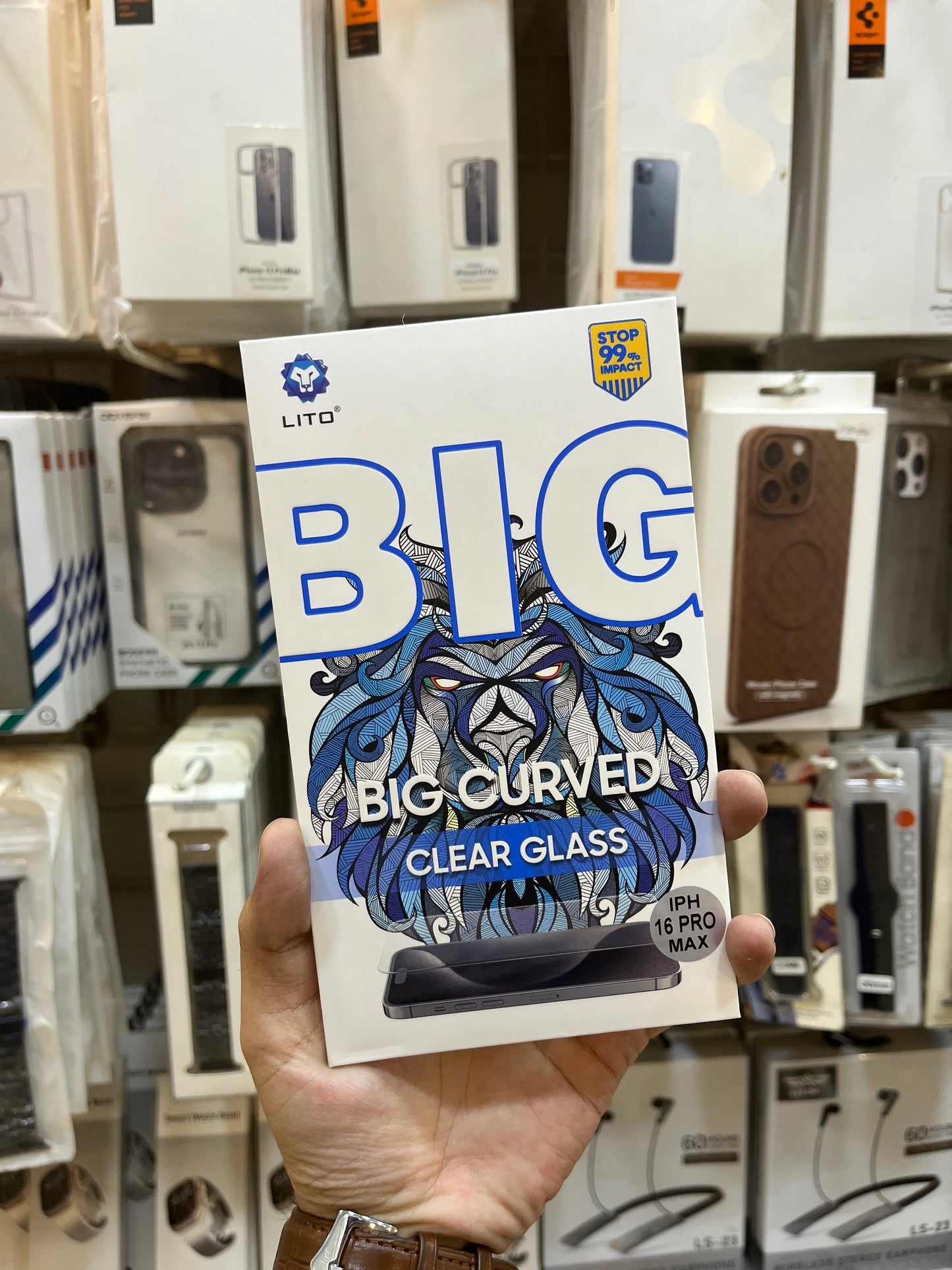 Lito Big Curved Glass (Borderless)