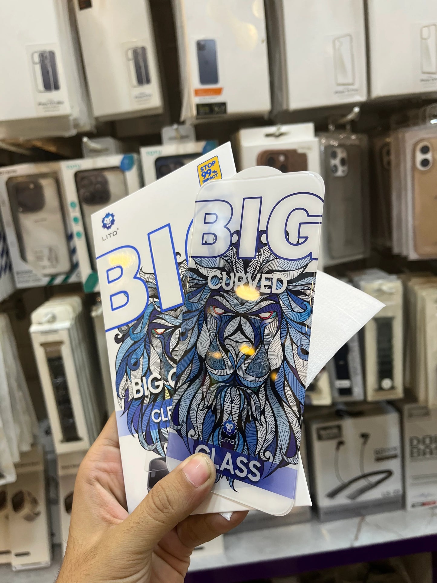 Lito Big Curved Glass (Borderless)