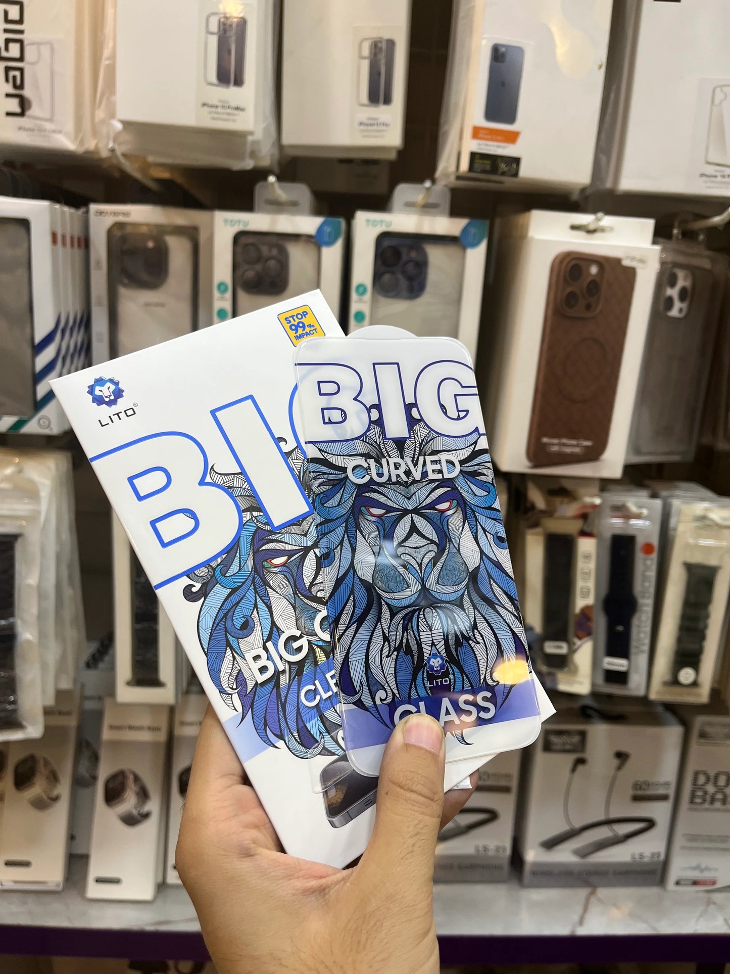 Lito Big Curved Glass (Borderless)