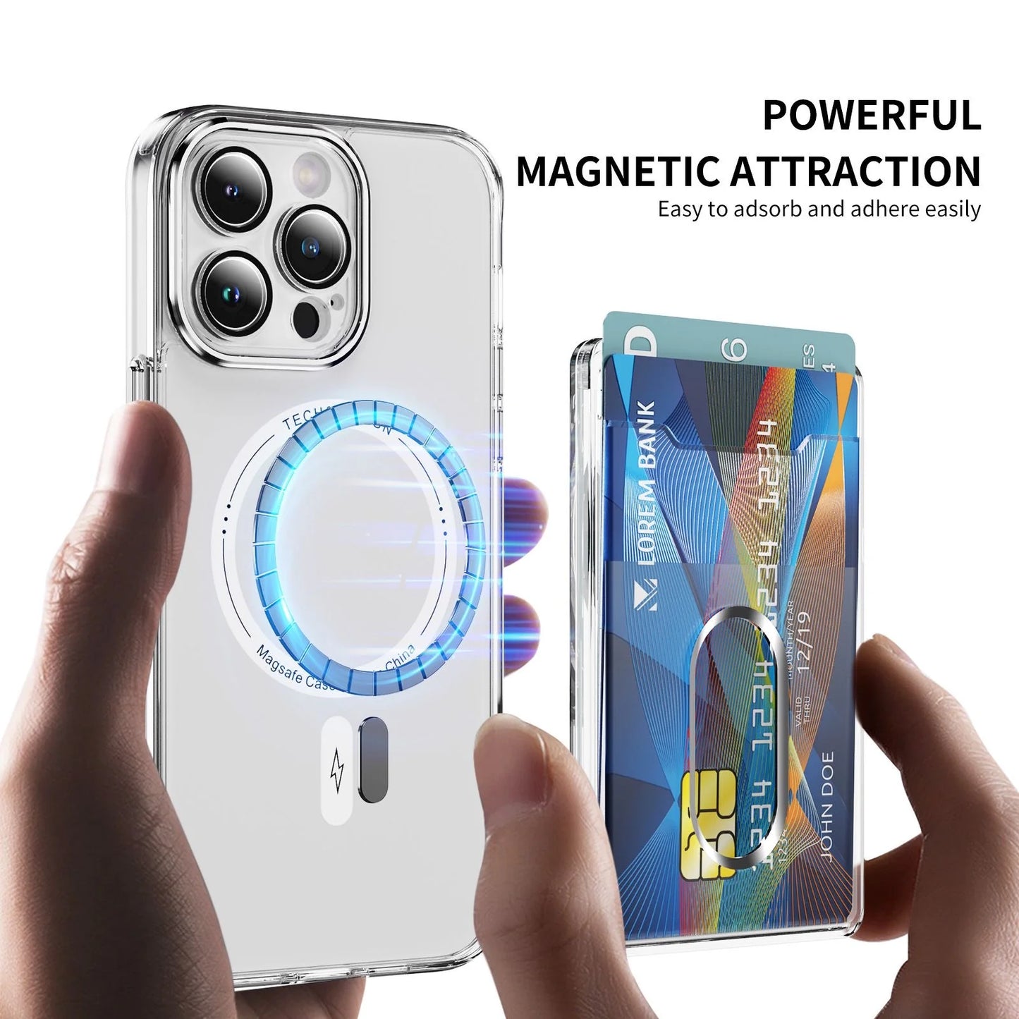 Crystal Clear MagSafe Wallet