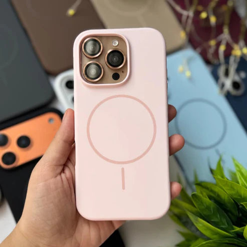 Pink Silicone MagSafe Case