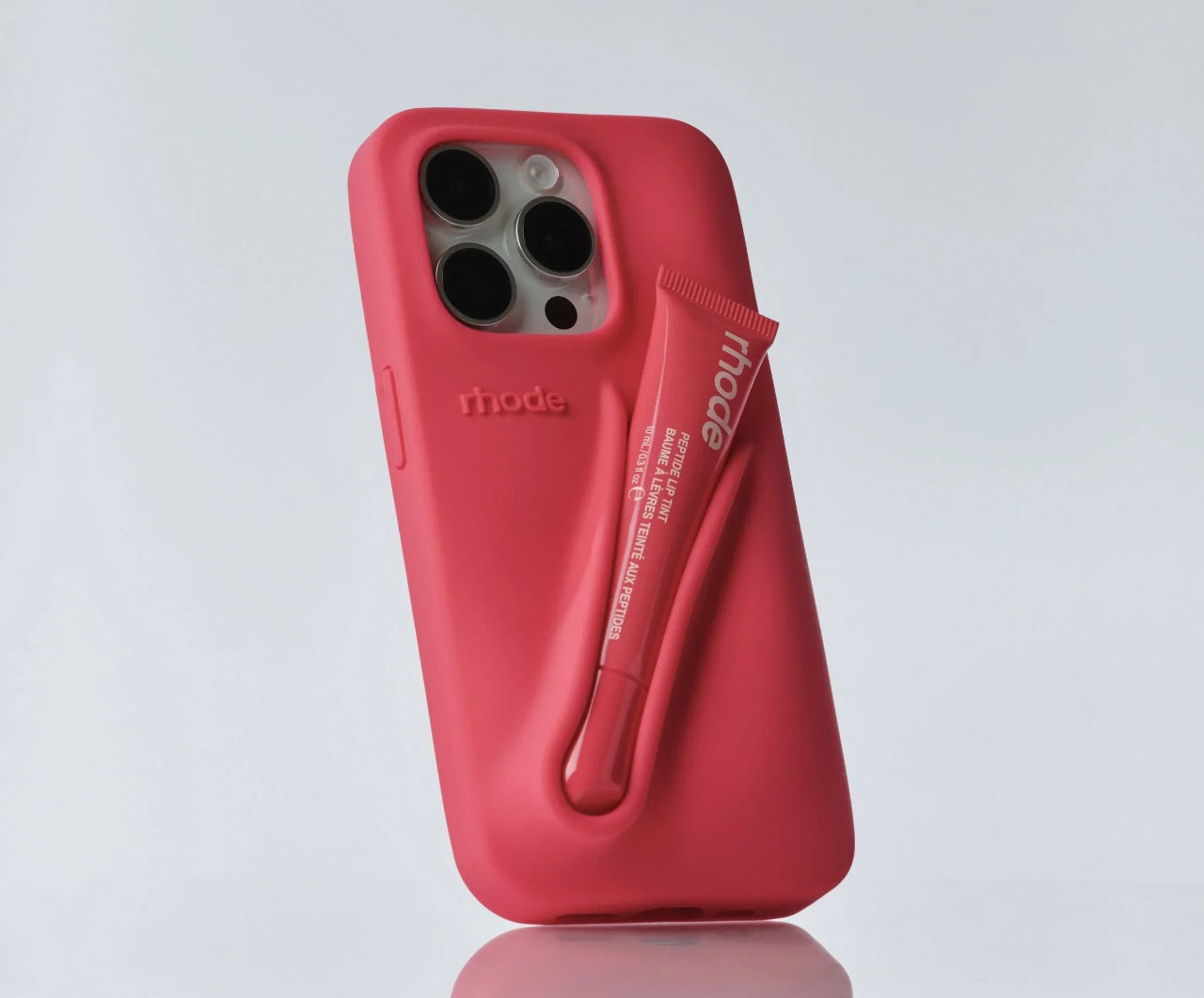 Lipgloss Silicone Mobile Case With Original Rhode Lipgloss