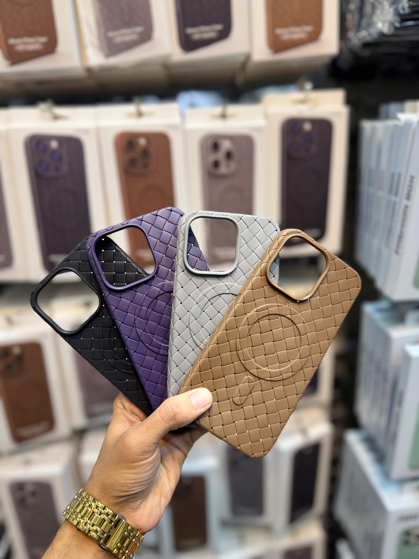 iPhone Woven Back Case